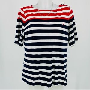 Nautica Short Sleeve Top Size XL